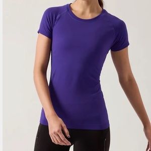 Athleta NWT Momentum Seamless Tee Size L